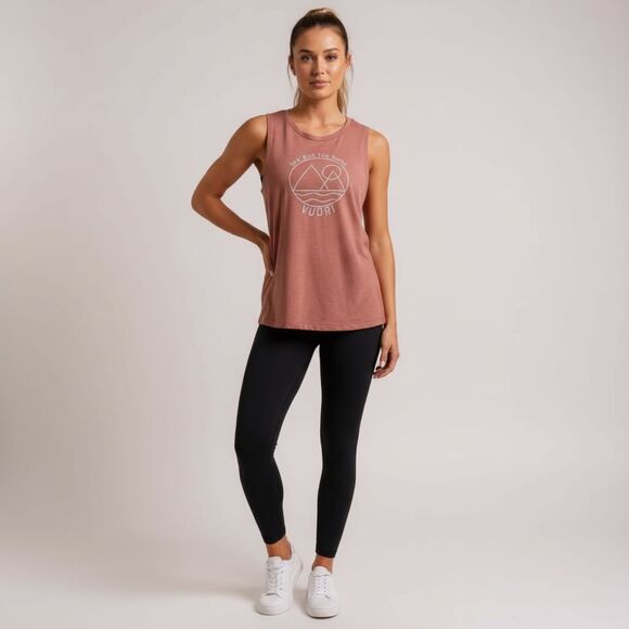 Vuori Tops - Vuori “The Rise The Shine” Tank • Size S • Blush Pink • Athleisure